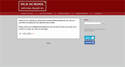 Desktop Screenshot of oldschooldiploma.com